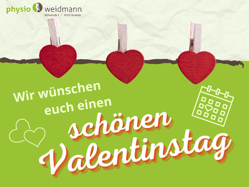 PhysioWeidmann wünscht einen schönen Valentinstag